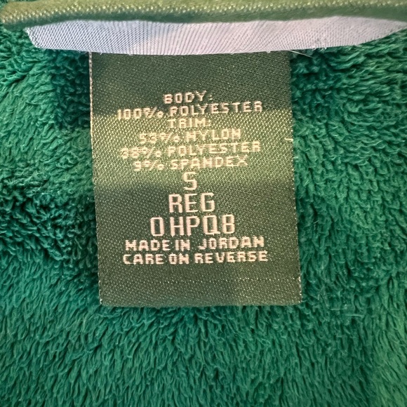 LL Bean Green Fleece - Picture 5 of 6